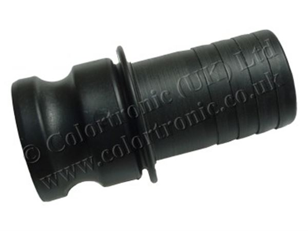 Picture of 50MM POLYPROP MALE CONNECTOR E 2" MILLED