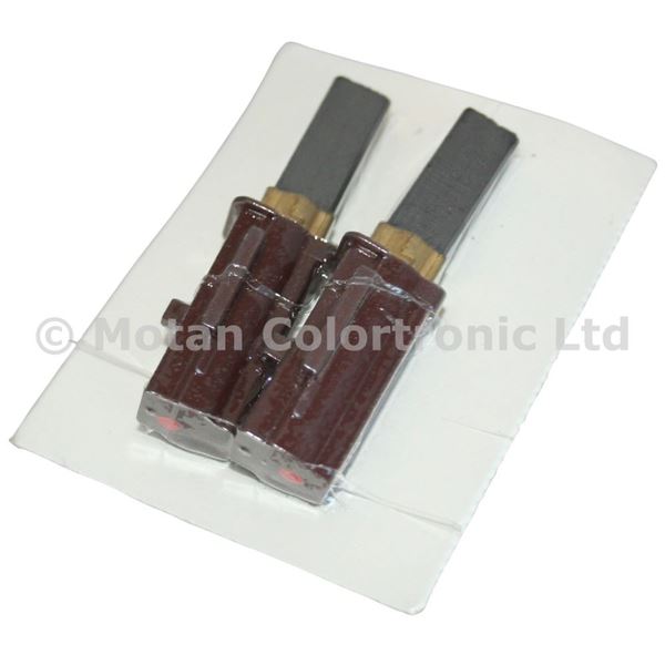 Picture of SET OF CARBON BRUSHES WITH WHITE HOLDER FOR METRO HOPPER LOADER